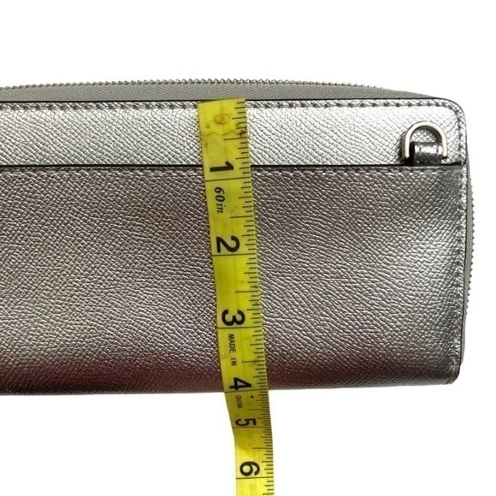 Michael Kors silver clutch bag